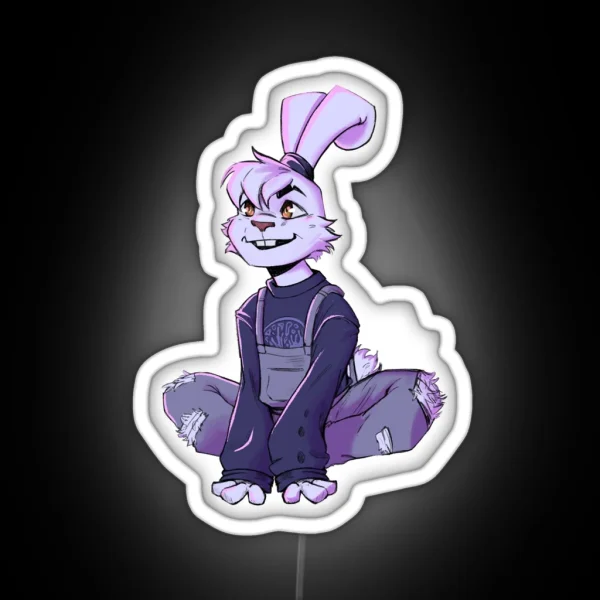 Yuichi Usagi Sweater Outfit V 1 Samurai Rabbit RGB Neon Sign