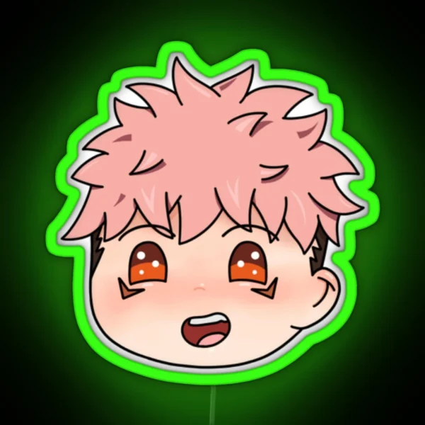 Yuji Chibi RGB Neon Sign