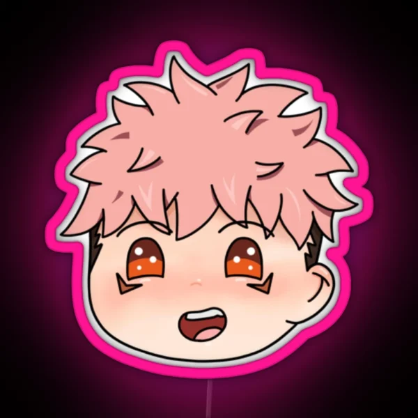 Yuji Chibi RGB Neon Sign