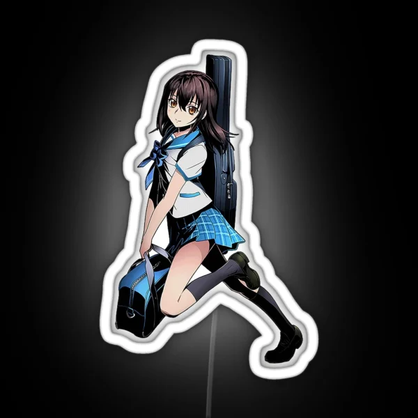 Yukina Himeragi Strike The Blood Anime RGB Neon Sign