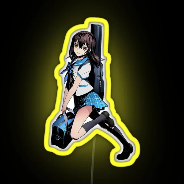 Yukina Himeragi Strike The Blood Anime RGB Neon Sign