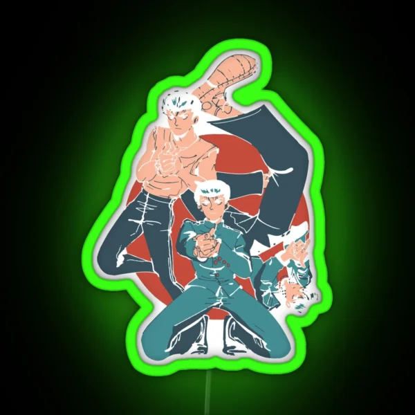Yusuke Active Hakusho Yu Design RGB Neon Sign