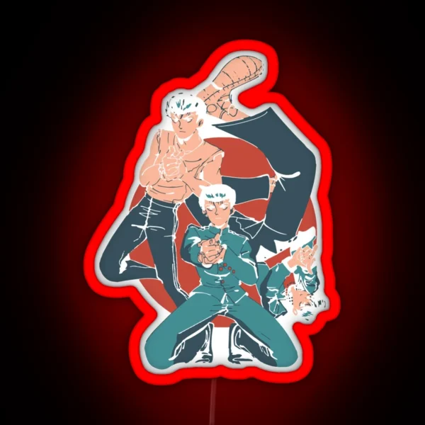 Yusuke Active Hakusho Yu Design RGB Neon Sign