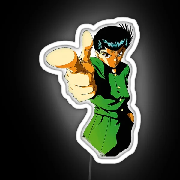 Yusuke Urameshi RGB Neon Sign