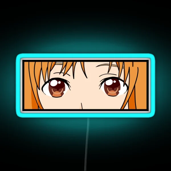 Yuuki Asuna Eyes RGB Neon Sign