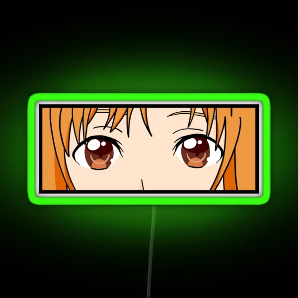 Yuuki Asuna Eyes RGB Neon Sign