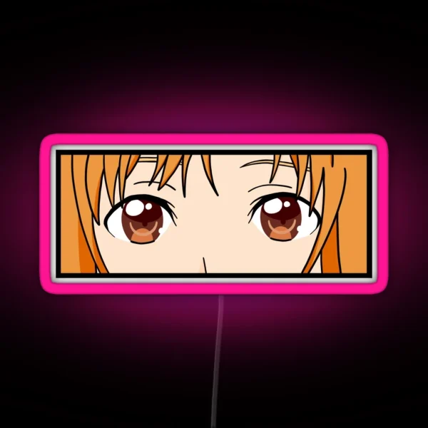Yuuki Asuna Eyes RGB Neon Sign