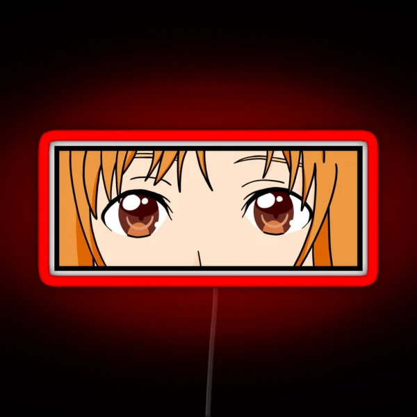 Yuuki Asuna Eyes RGB Neon Sign