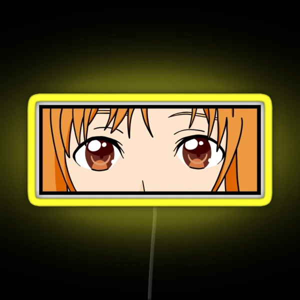 Yuuki Asuna Eyes RGB Neon Sign