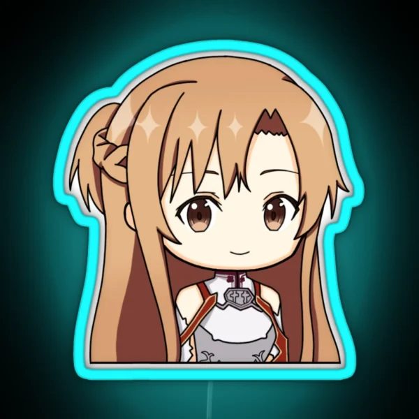 Yuuki Asuna Sword Art Online SAO RGB Neon Sign