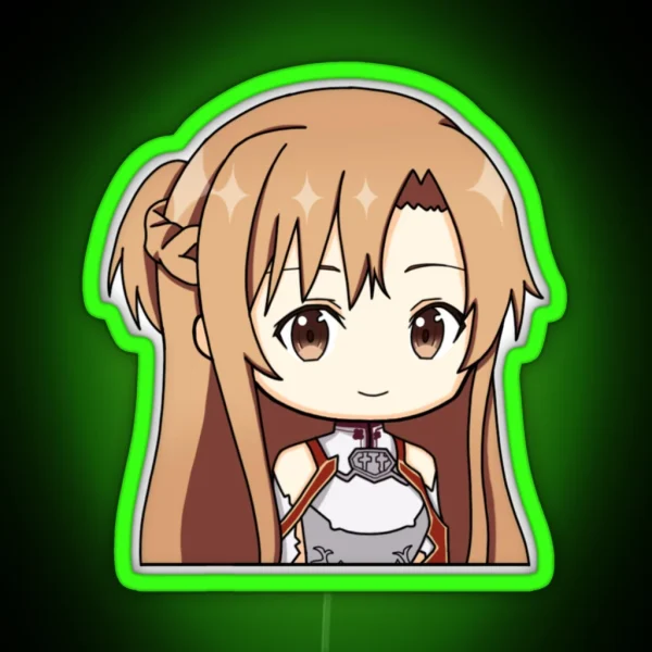 Yuuki Asuna Sword Art Online SAO RGB Neon Sign