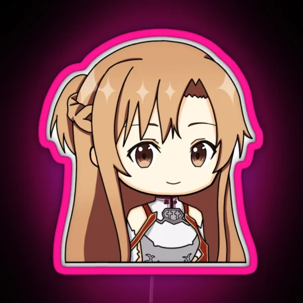Yuuki Asuna Sword Art Online SAO RGB Neon Sign