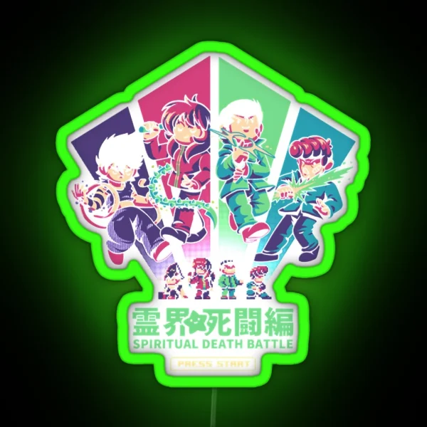 Yuyu Hakusho Classicc RGB Neon Sign
