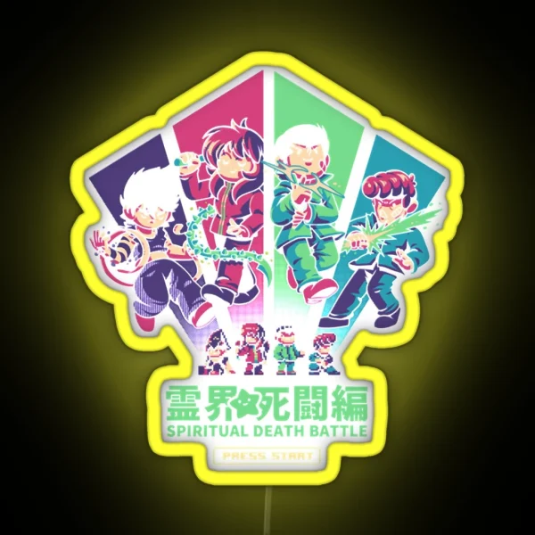 Yuyu Hakusho Classicc RGB Neon Sign