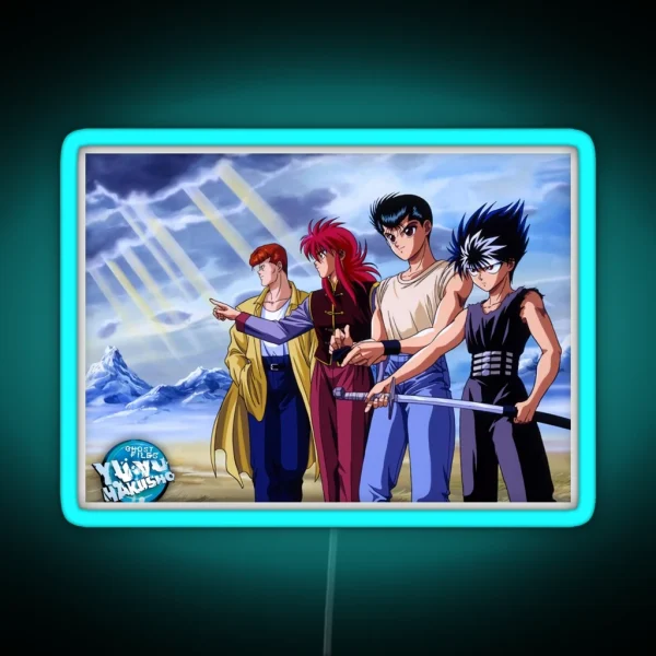 Yuyu Hakusho RGB Neon Sign