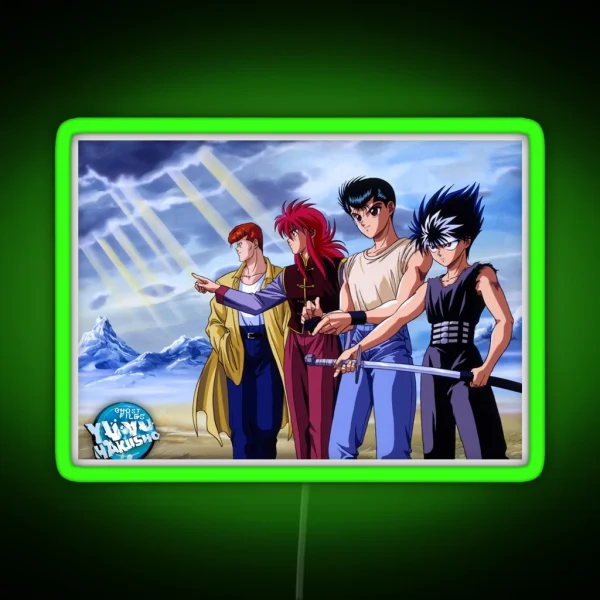 Yuyu Hakusho RGB Neon Sign