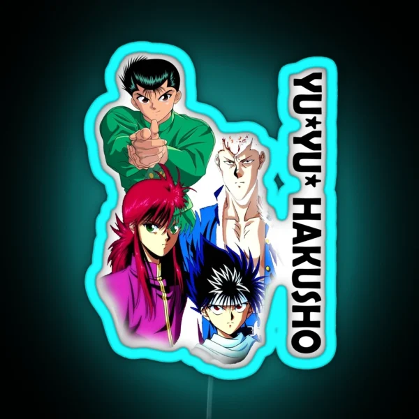 YUYU HAKUSHO RGB Neon Sign