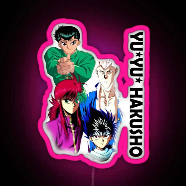 YUYU HAKUSHO RGB Neon Sign