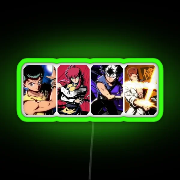 YYH Design 4 RGB Neon Sign