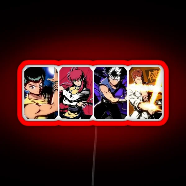 YYH Design 4 RGB Neon Sign