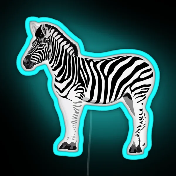 Z Is For Zebra RGB Neon Sign