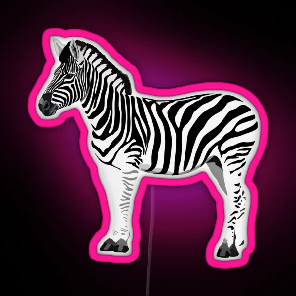 Z Is For Zebra RGB Neon Sign