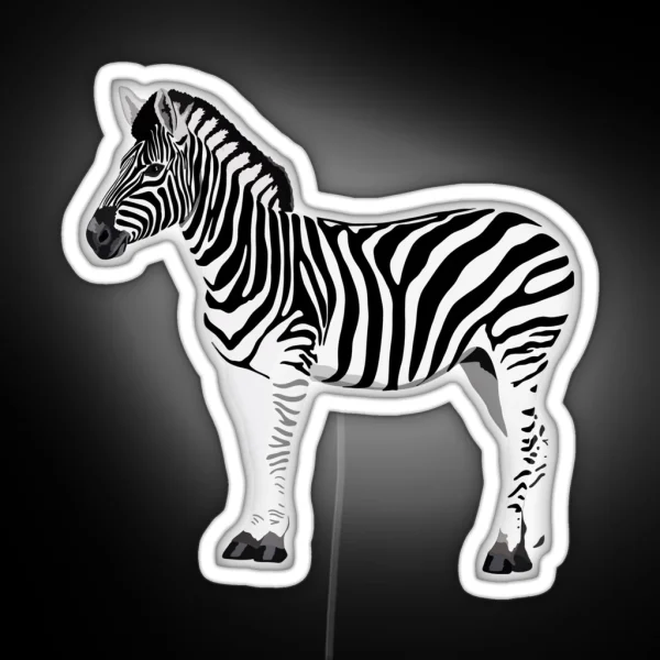 Z Is For Zebra RGB Neon Sign