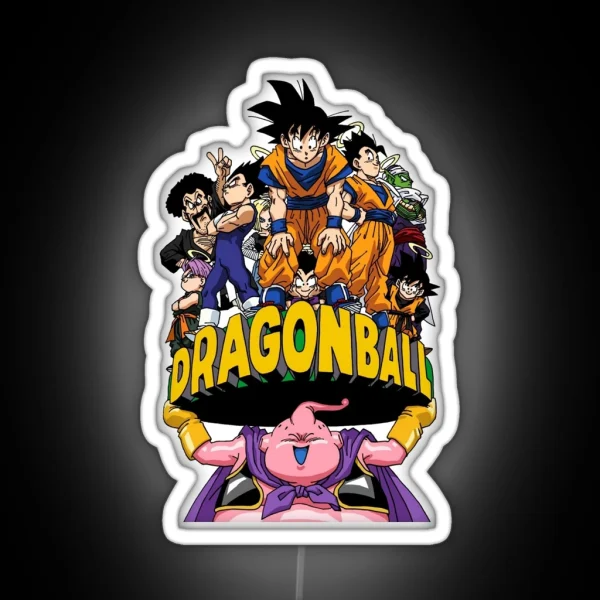 Z Team Dragon Ball RGB Neon Sign