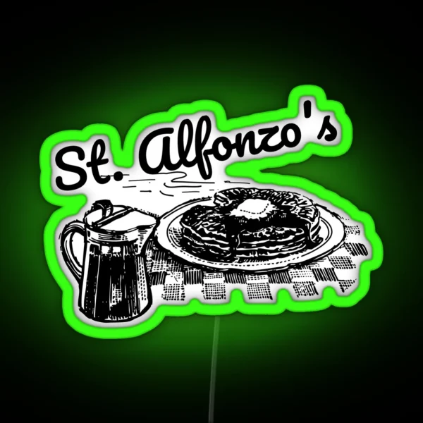 Zappa St Alfonzo S Pancake Breakfast RGB Neon Sign