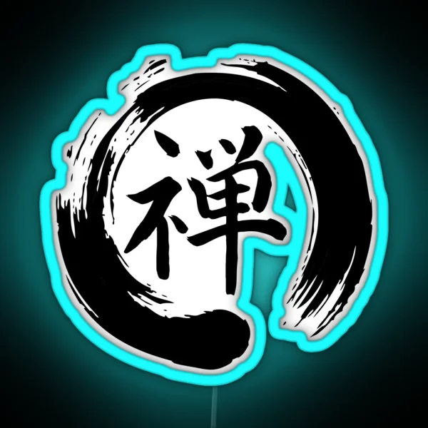 Zen In Japanese RGB Neon Sign