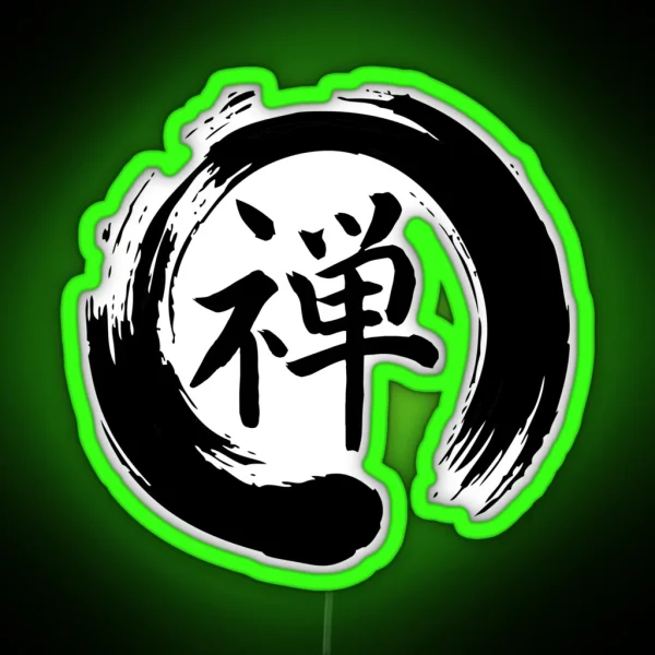 Zen In Japanese RGB Neon Sign