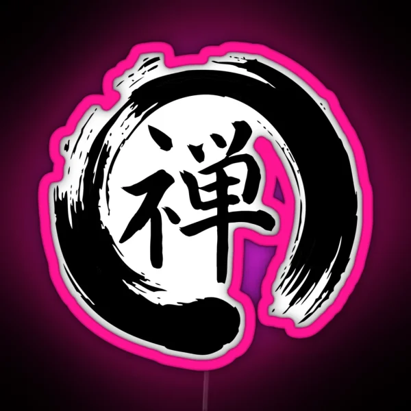 Zen In Japanese RGB Neon Sign