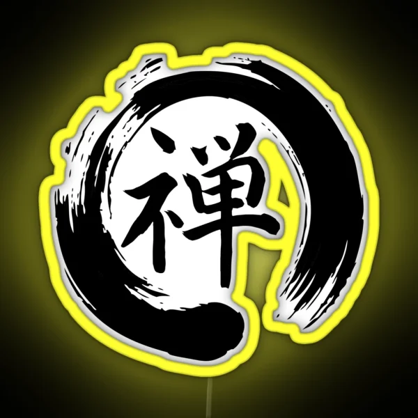 Zen In Japanese RGB Neon Sign