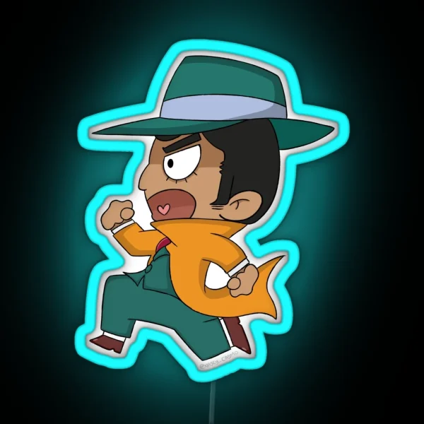 Zenigata Tottsan PART 1 RGB Neon Sign