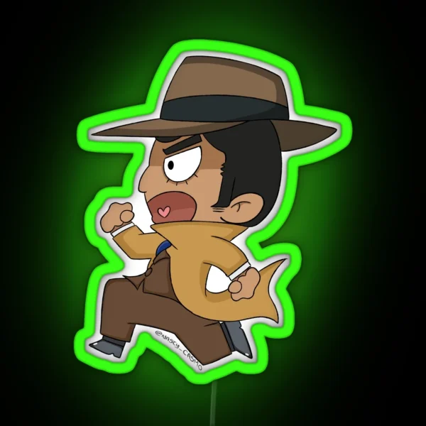 Zenigata Tottsan PART 2 RGB Neon Sign