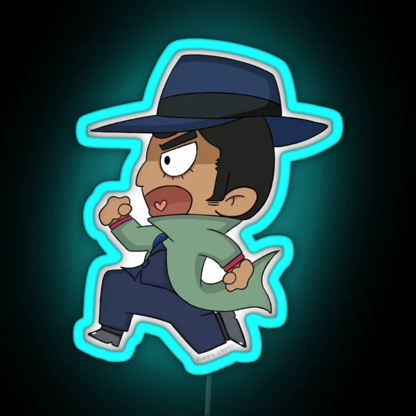 Zenigata Tottsan PART 3 RGB Neon Sign
