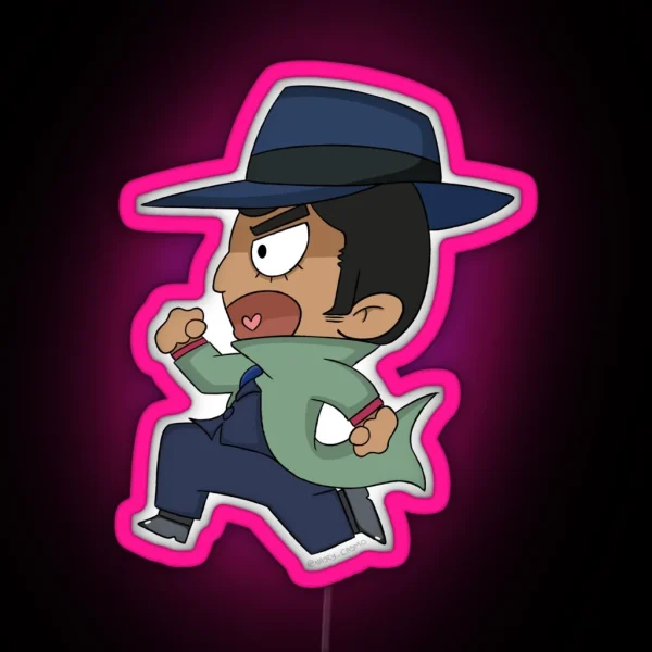 Zenigata Tottsan PART 3 RGB Neon Sign