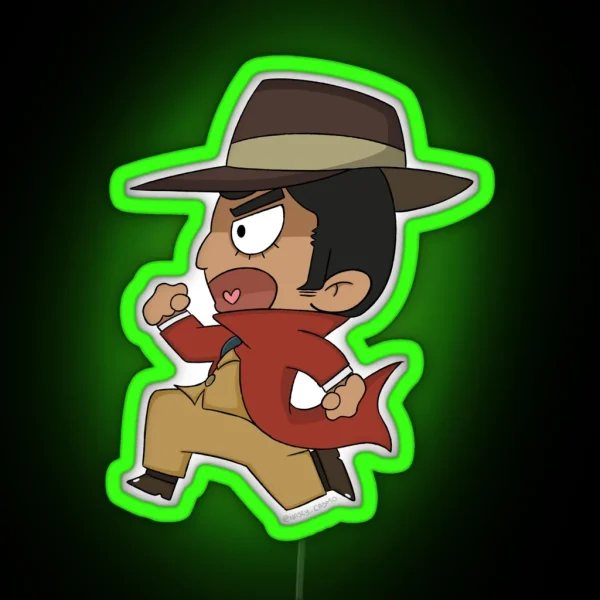 Zenigata Tottsan PART 4 RGB Neon Sign