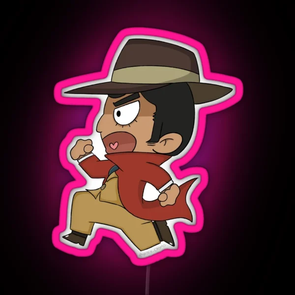 Zenigata Tottsan PART 4 RGB Neon Sign