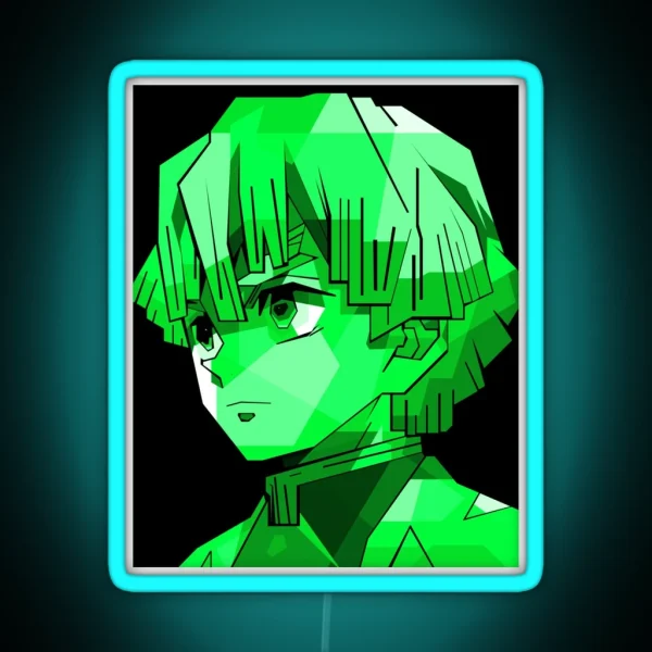 Zenitsu Agatsuma RGB Neon Sign