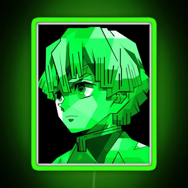Zenitsu Agatsuma RGB Neon Sign