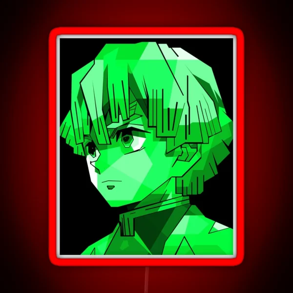 Zenitsu Agatsuma RGB Neon Sign