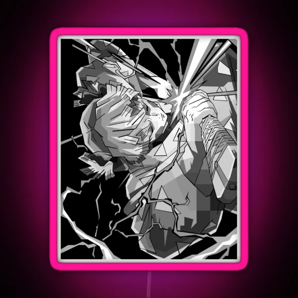 Zenitsu Agatsuma RGB Neon Sign