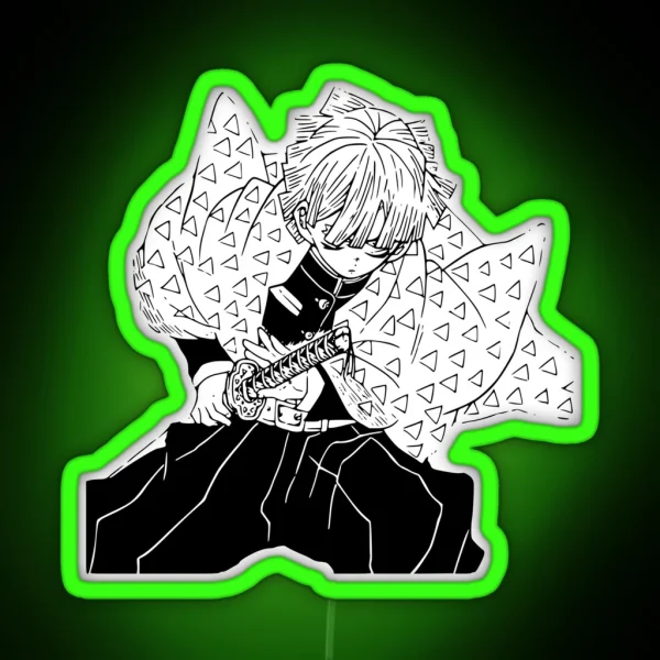 Zenitsu Agatsuma RGB Neon Sign