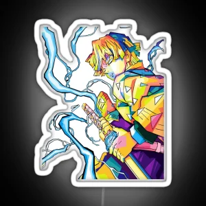 Zenitsu Agatsuma RGB Neon Sign