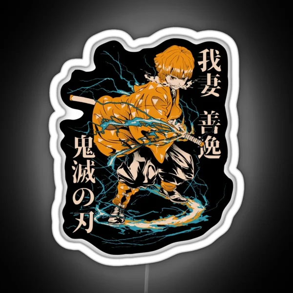 ZENITSU THUNDER BREATHING RGB Neon Sign