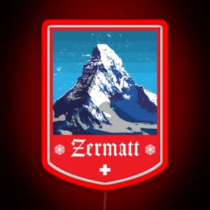 Zermatt Matterhorn RGB Neon Sign