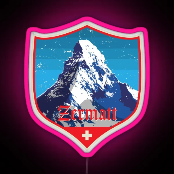 Zermatt Switzerland RGB Neon Sign