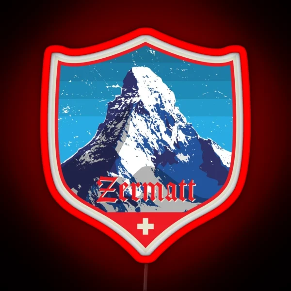 Zermatt Switzerland RGB Neon Sign