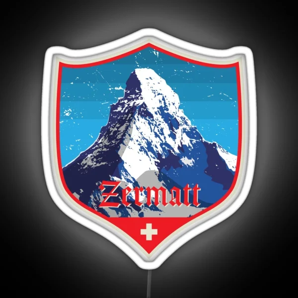Zermatt Switzerland RGB Neon Sign